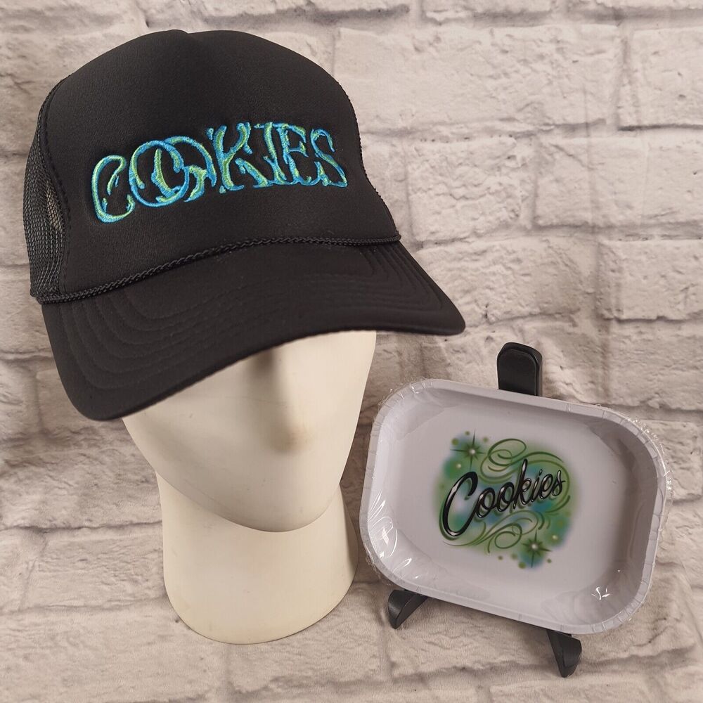 Cookies Brand 7x5.5" Metal Rolling Tray Embroidered Snapback Hat